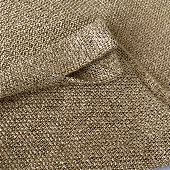 *NWT* ST JOHN COLLECTION BY MARIE GRAY Gold Knit Top Size L - Picture 2 of 6